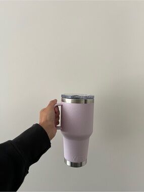 YETI Pink Insulated Travel Tumbler